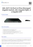 Datasheet for LevelOne GEL-5271, EAN: 4015867227824