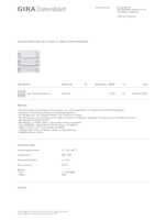 Datenblatt zu Gira 5333100, EAN: 4010337116547