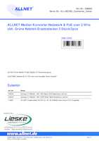 Datasheet for Allnet ALL-MC302ConnectorGreen, EAN: 4038816208859