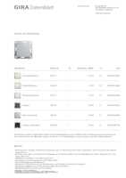 Datenblatt zu Gira 237626, EAN: 4010337014492