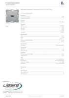 Datasheet for Berker 3315436084, EAN: 4011334443797