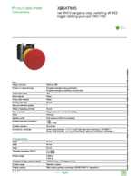 Datasheet for Schneider Electric XB5AT845, EAN: 3389110903751