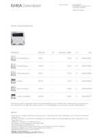 Datasheet for Gira 2378005, EAN: 4010337037729