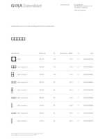 Datenblatt zu Gira 109509, EAN: 4010337036920
