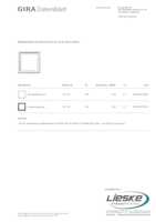 Datenblatt zu Gira 131103, EAN: 4010337073024