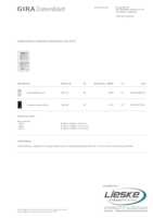 Datenblatt zu Gira 106229, EAN: 4010337096726