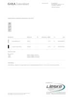 Datenblatt zu Gira 106329, EAN: 4010337096733