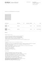Datasheet for Gira 5004003, EAN: 4010337070627