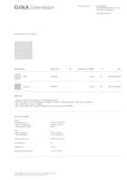 Datenblatt zu Gira 5052003, EAN: 4010337074946