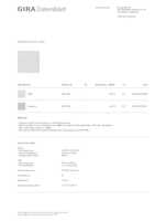Datenblatt zu Gira 5051003, EAN: 4010337074960
