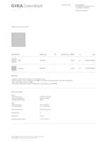 Datenblatt zu Gira 5052028, EAN: 4010337074953