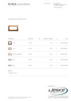 Datasheet for Gira 100238, EAN: 4010337077077