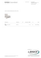 Datenblatt zu Gira 857200, EAN: 4010337034841