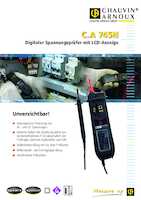 Datasheet for Chauvin Arnoux P01191743Z, EAN: 3663653000093