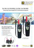 Datasheet for Chauvin Arnoux P01191762Z, EAN: 3760171419915