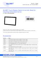 Datasheet for Allnet ALLTCover14NBv1, EAN: 4038816112859