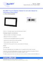 Datasheet for Allnet ALLTCover15WBv1, EAN: 4038816112996