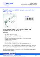 Datasheet for Allnet ANT-868-12.5dbi-Yagi, EAN: 4038816208613