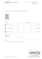 Datasheet for Gira 078204, EAN: 4010337782049