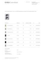 Datasheet for Gira 273126, EAN: 4010337000761