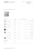 Datasheet for Gira 284026, EAN: 4010337840268
