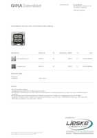 Datenblatt zu Gira 569810, EAN: 4010337463443