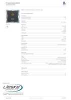 Datasheet for Berker 3315396086, EAN: 4011334379768