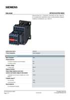 Datasheet for Siemens 3RT20182CP043MA0, EAN: 4011209864887