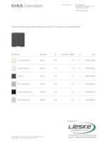 Datasheet for Gira 264528, EAN: 4010337014072
