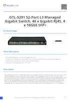 Datasheet for LevelOne GTL-5291, EAN: 4015867227961