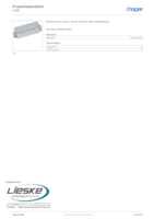 Datasheet for Hager U86, EAN: 4010330552274