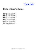 Datasheet for Brother MFCJ5345DWRE1, EAN: 4977766817844