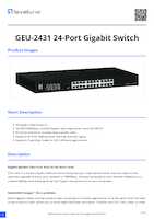 Datasheet for LevelOne GEU-2431, EAN: 4015867228142