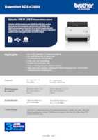 Datenblatt zu Brother ADS4300NRE1, EAN: 4977766814638