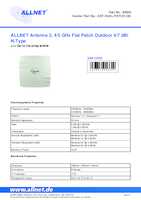 Datasheet for Allnet ANT-DUAL-PATCH-185, EAN: 4038816926609