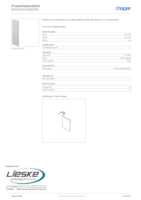 Datasheet for Hager BRA652106B9016, EAN: 4012740014335