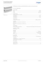 Datasheet for Hager BRA652101D9016, EAN: 4012740014229