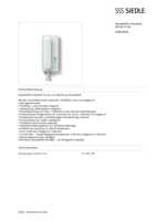 Datasheet for Siedle 200034360-00, EAN: 4015739343607