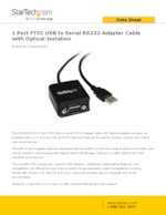 Datasheet for Startech.com ICUSB2321FIS, EAN: 0065030845373