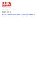 Datasheet for Meanwell HDR-60-5, EAN: 4711287421711