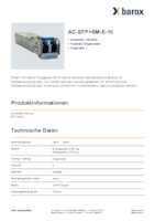 Datasheet for Barox AC-SFPSM-E-10