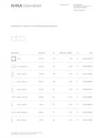 Datenblatt zu Gira 109303, EAN: 4010337093039