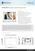 Datasheet for AG neovo HM431011M0000, EAN: 4710739597493