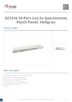 Datenblatt zu Equip 327316, EAN: 4015867225981