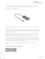 Datasheet for Startech.com 118-USBC-HDMI-VGADVI, EAN: 0065030895583