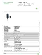 Datasheet for Schneider Electric ATV320U04M2C, EAN: 3606480966521