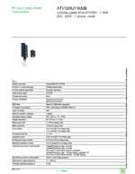 Datasheet for Schneider Electric ATV320U11M2B, EAN: 3606480966354