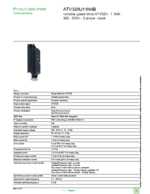 Datasheet for Schneider Electric ATV320U11N4B, EAN: 3606480931246
