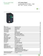 Datasheet for Schneider Electric ATV320U15N4C, EAN: 3606480966750