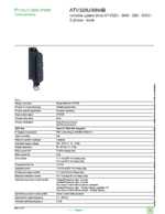 Datasheet for Schneider Electric ATV320U30N4B, EAN: 3606480931277